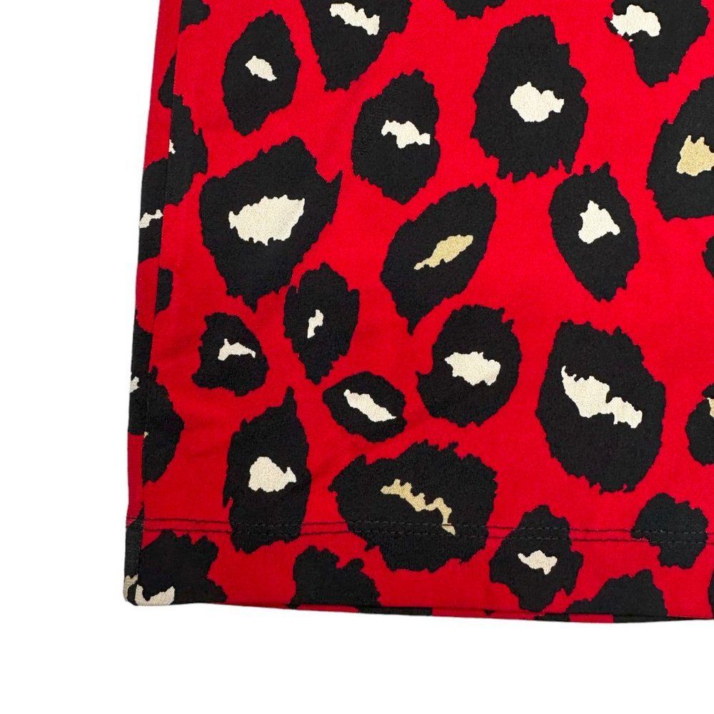Forever 21 Contrast Cheetah Print Mini Dress (M) - Picture 5 of 7